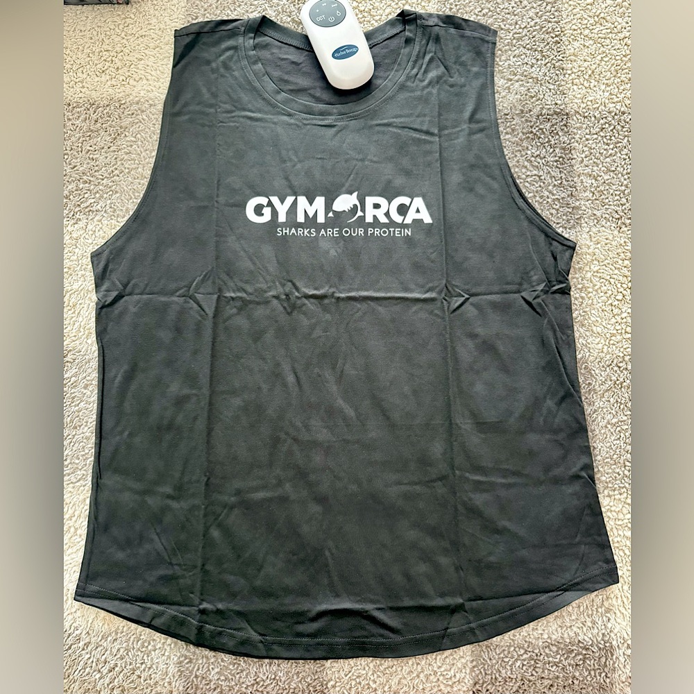 Men’s Sleevless Tank Gym Shirt black